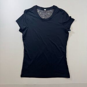 Under Armour Black Athletic T-Shirt Too Mesh Sheer M Athleisure Gym Yoga Workout